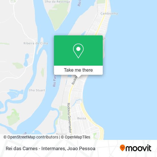 Mapa Rei das Carnes - Intermares