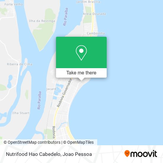 Nutrifood Hao Cabedelo map