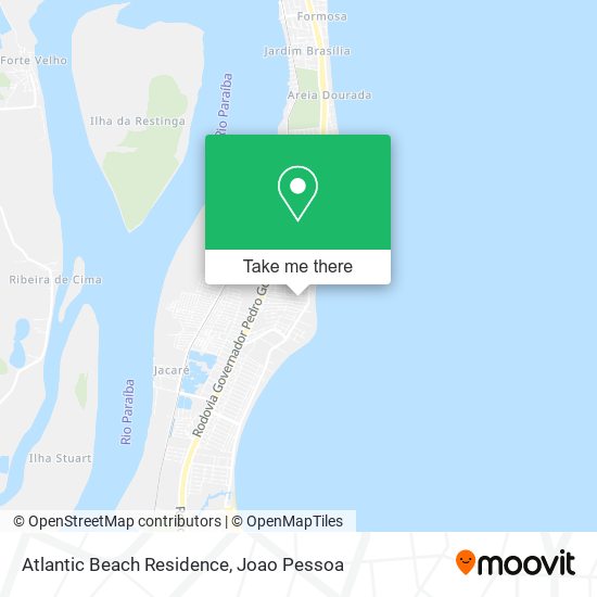 Atlantic Beach Residence map