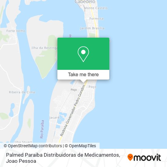 Palmed Paraiba Distribuidoras de Medicamentos map