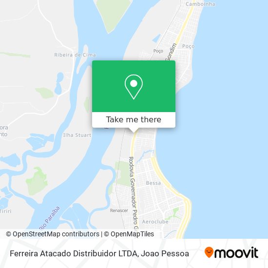 Ferreira Atacado Distribuidor LTDA map