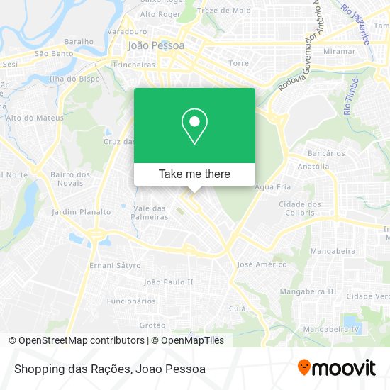 Shopping das Rações map