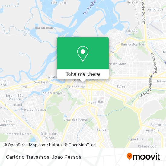 Cartório Travassos map