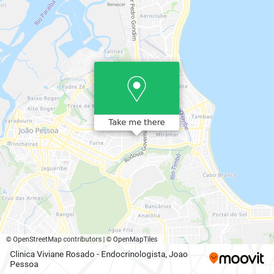 Clinica Viviane Rosado - Endocrinologista map