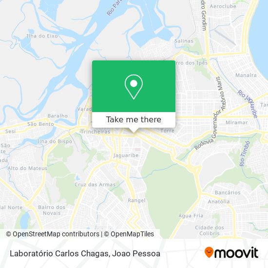 Laboratório Carlos Chagas map