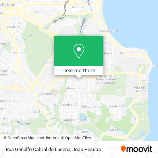 Rua Genulfo Cabral de Lucena map