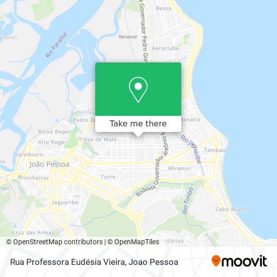 Rua Professora Eudésia Vieira map