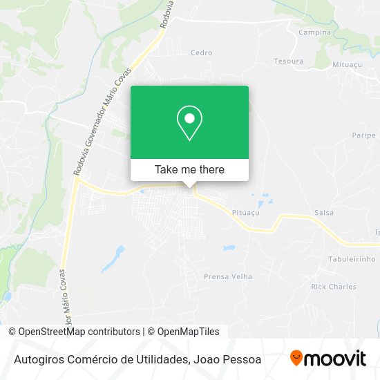 Autogiros Comércio de Utilidades map