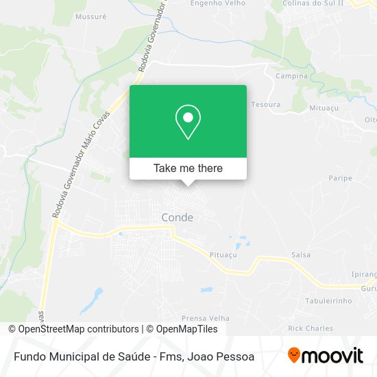 Fundo Municipal de Saúde - Fms map