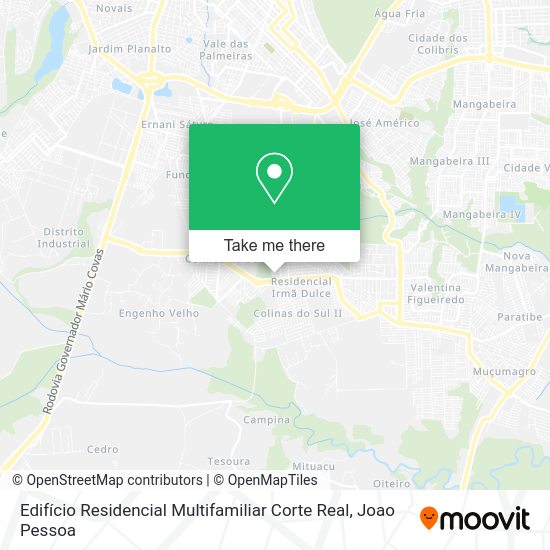Edifício Residencial Multifamiliar Corte Real map