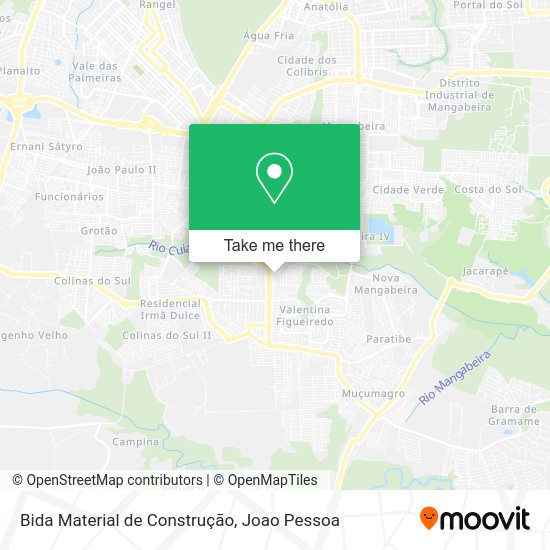 Bida Material de Construção map