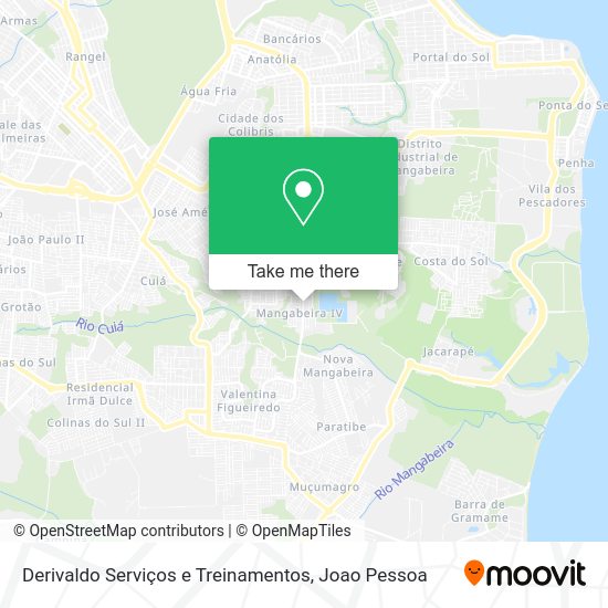 Derivaldo Serviços e Treinamentos map