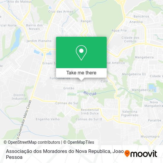 Associação dos Moradores do Nova Republica map