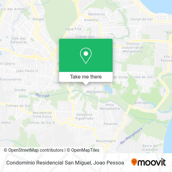 Condomínio Residencial San Miguel map