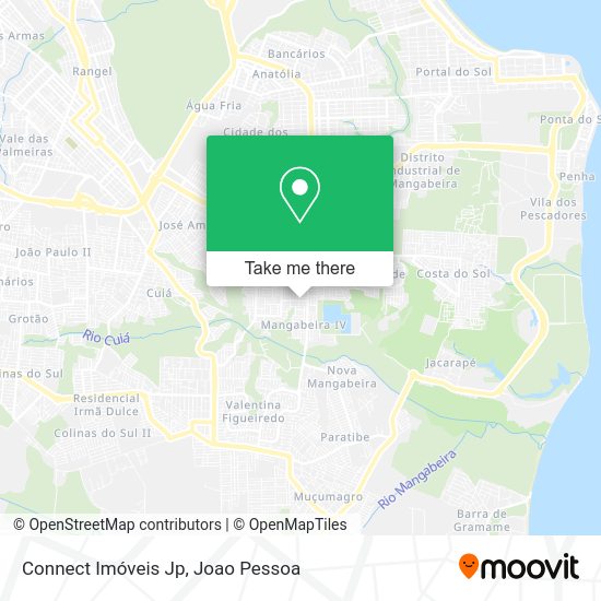 Connect Imóveis Jp map