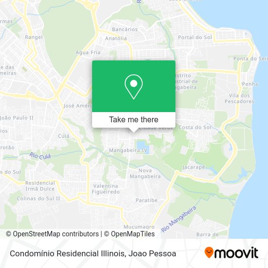 Condomínio Residencial Illinois map
