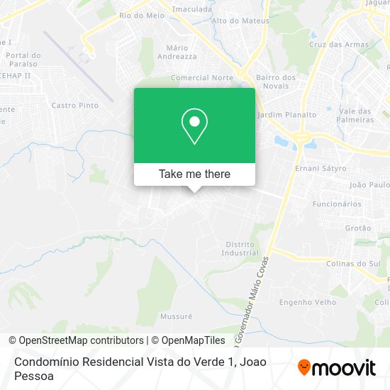 Condomínio Residencial Vista do Verde 1 map