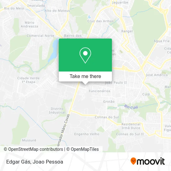 Edgar Gás map