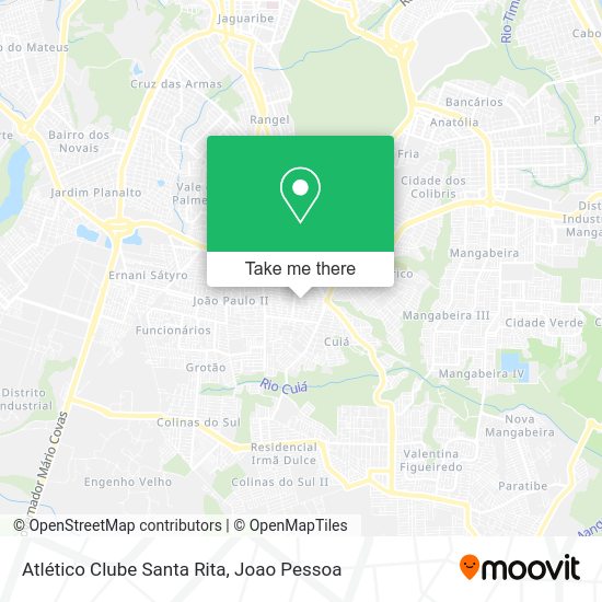 Atlético Clube Santa Rita map