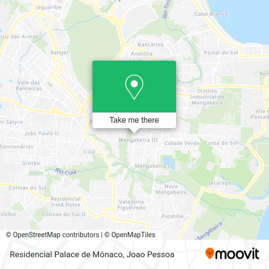 Residencial Palace de Mônaco map