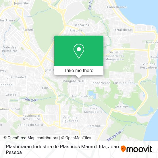 Plastimarau Indústria de Plásticos Marau Ltda map
