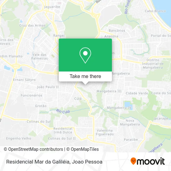 Residencial Mar da Galiléia map