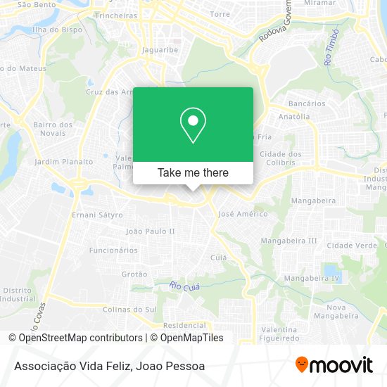 Associação Vida Feliz map
