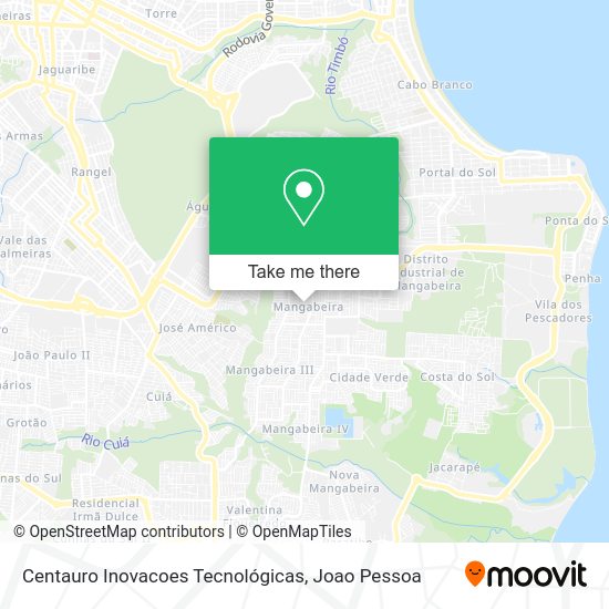 Centauro Inovacoes Tecnológicas map