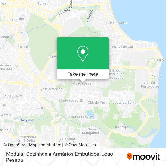 Modular Cozinhas e Armários Embutidos map