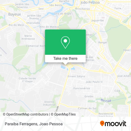 Paraíba Ferragens map