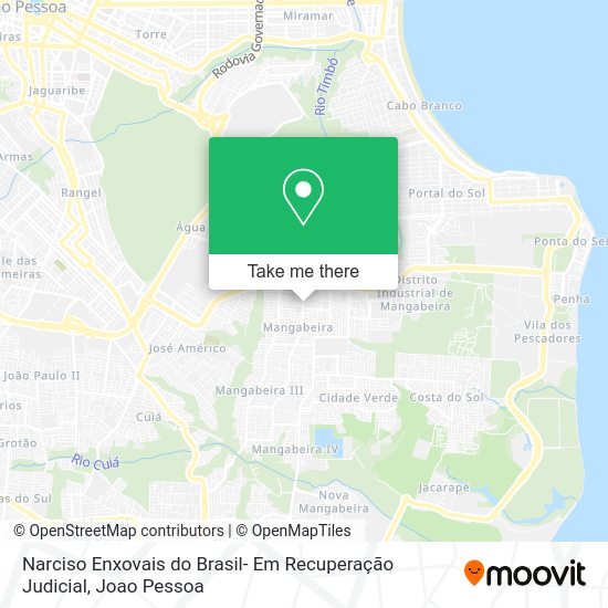 Narciso Enxovais do Brasil- Em Recuperação Judicial map