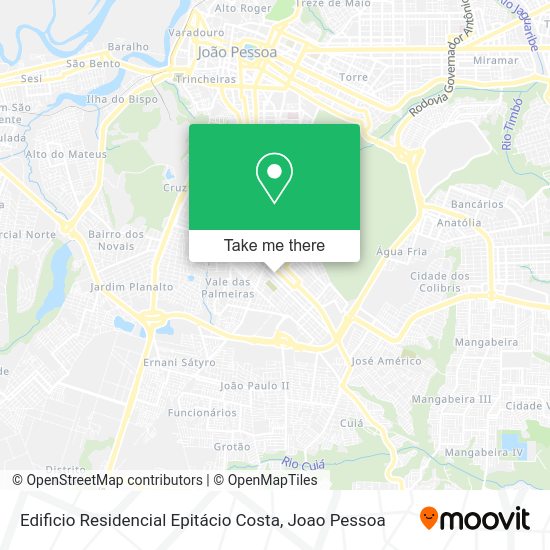Edificio Residencial Epitácio Costa map