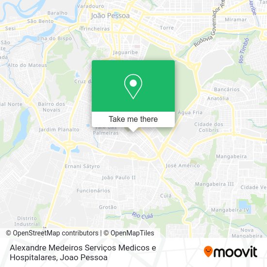 Alexandre Medeiros Serviços Medicos e Hospitalares map