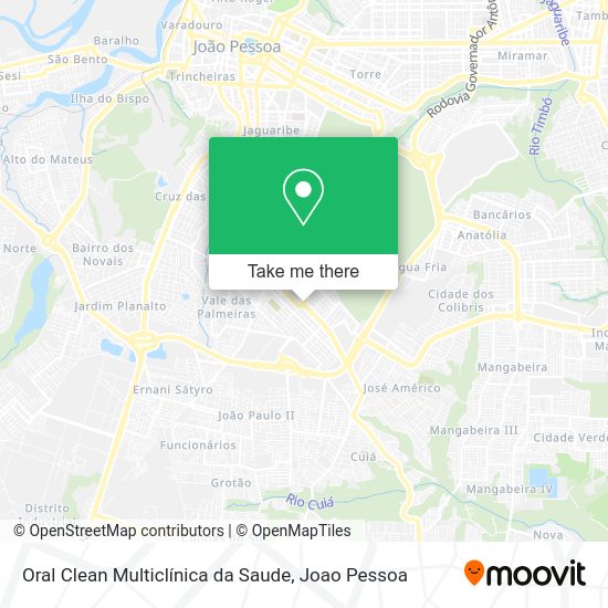 Oral Clean Multiclínica da Saude map