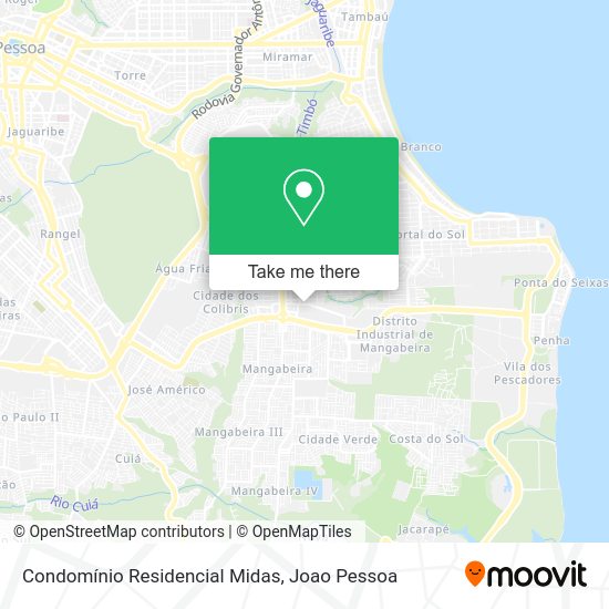 Condomínio Residencial Midas map