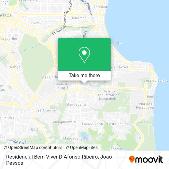 Residencial Bem Viver D Afonso Ribeiro map