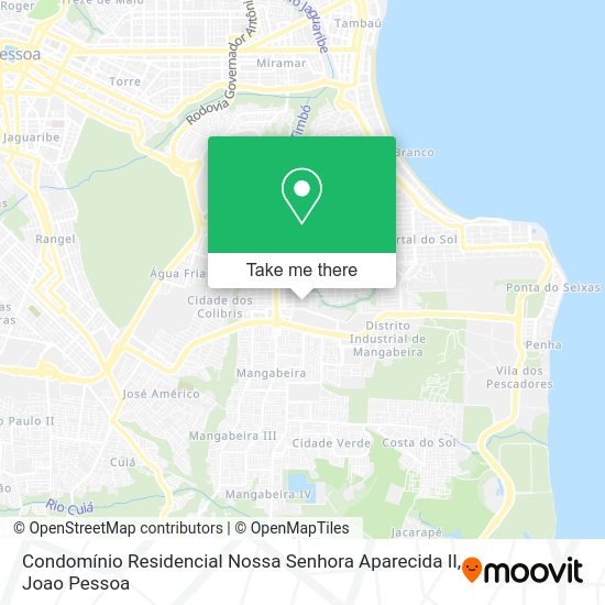 Condomínio Residencial Nossa Senhora Aparecida II map