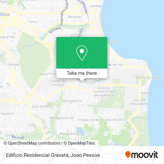 Edificio Residencial Gravatá map