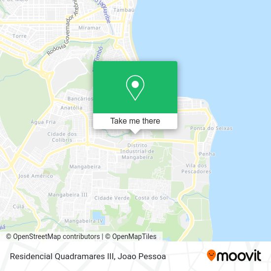 Residencial Quadramares III map