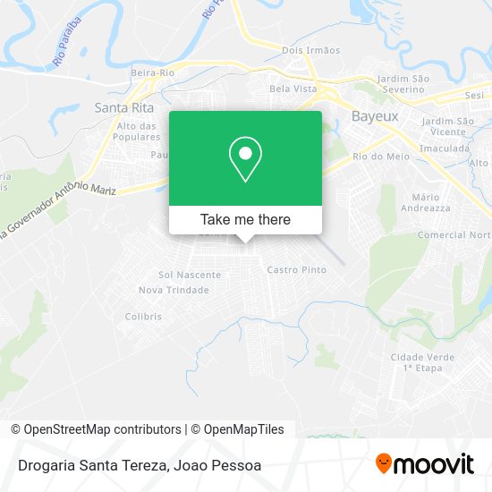 Drogaria Santa Tereza map