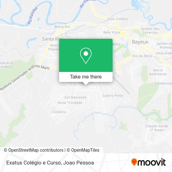 Exatus Colégio e Curso map