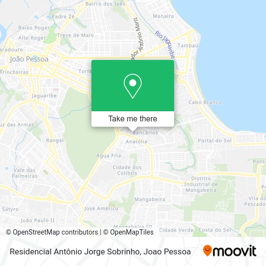 Residencial Antônio Jorge Sobrinho map