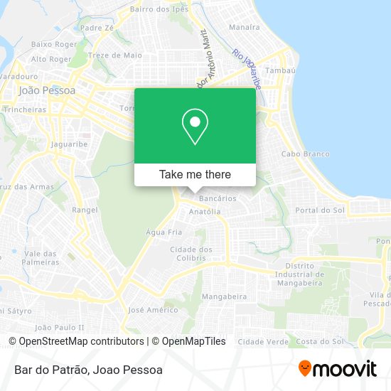 Bar do Patrão map