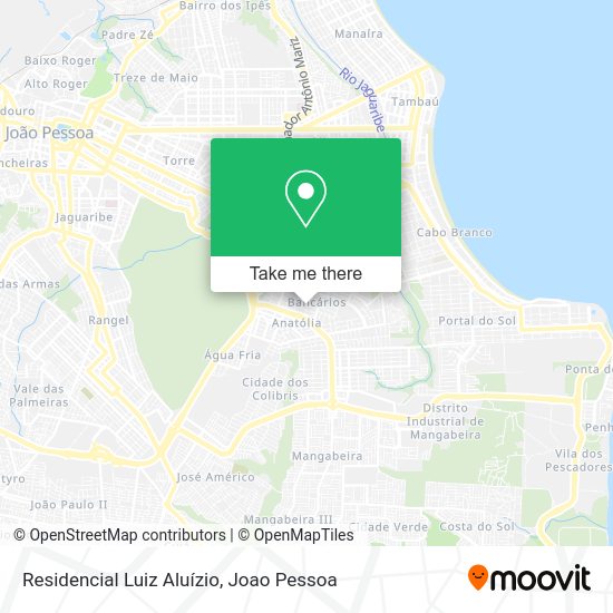 Residencial Luiz Aluízio map