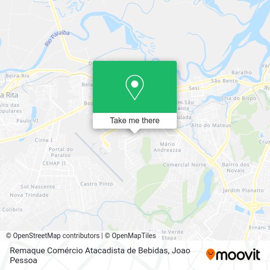 Remaque Comércio Atacadista de Bebidas map