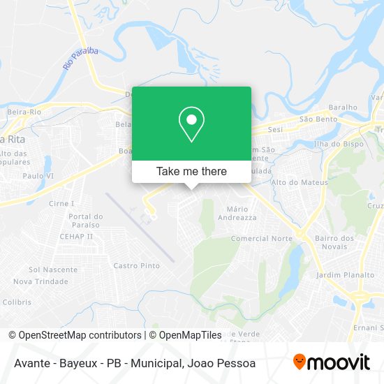 Avante - Bayeux - PB - Municipal map
