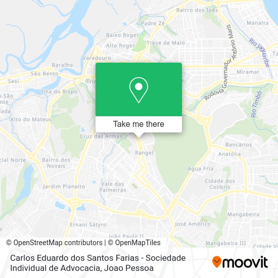 Carlos Eduardo dos Santos Farias - Sociedade Individual de Advocacia map