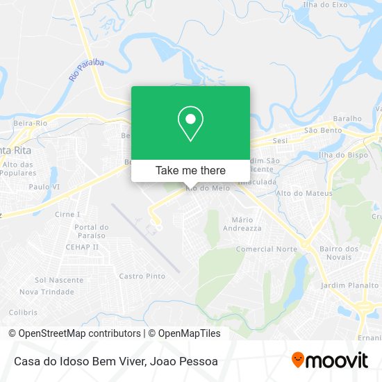 Casa do Idoso Bem Viver map
