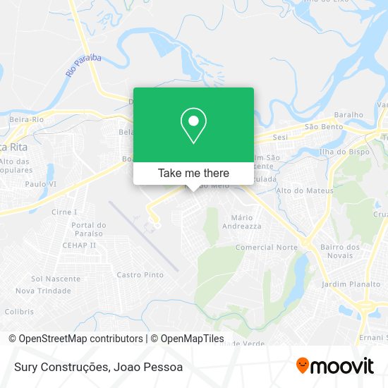 Sury Construções map