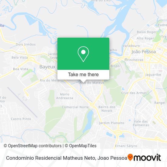 Condomínio Residencial Matheus Neto map
